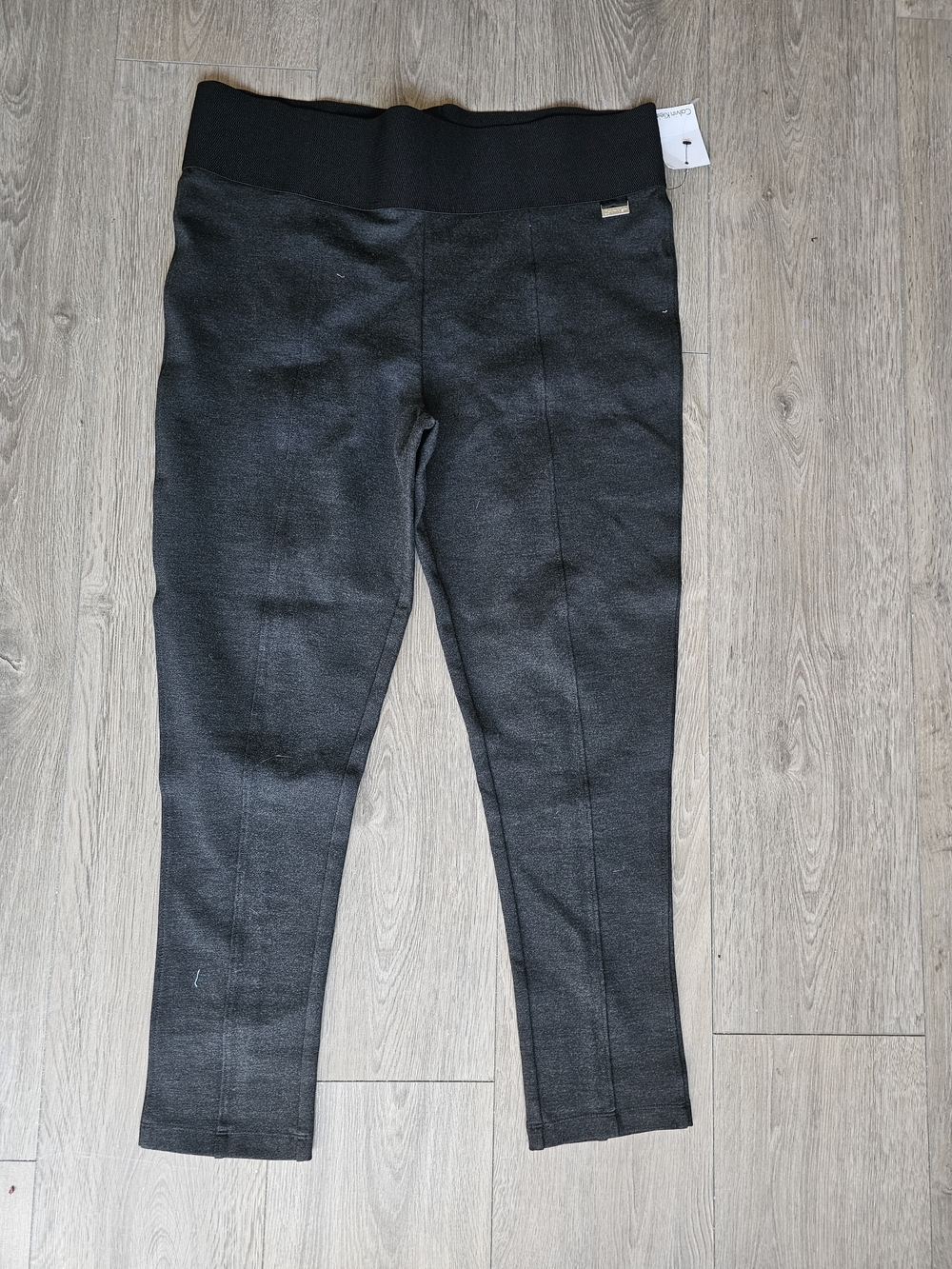Calvin Klein Women's Charcoal Gray Pull-On Leggings With Power Stretch